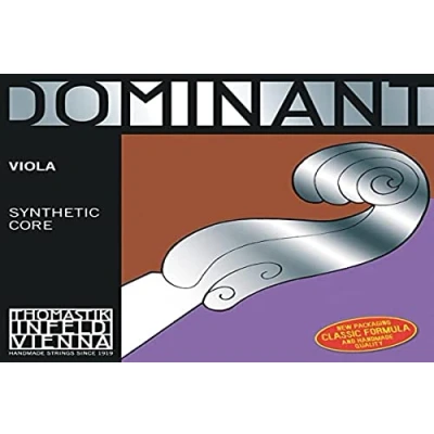 Immagine di Thomastik corda per Viola 4/4 Dominant La nucleo sintetico rivest. alluminio, forte