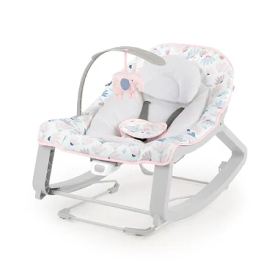 Immagine di Ingenuity, Sdraietta 3in1 Keep Cozy Burst, vibrazioni rilassanti, 3 modalità di dondolio, 2 posizioni reclinazione, arco giochi, utilizzabile fino a 18kg