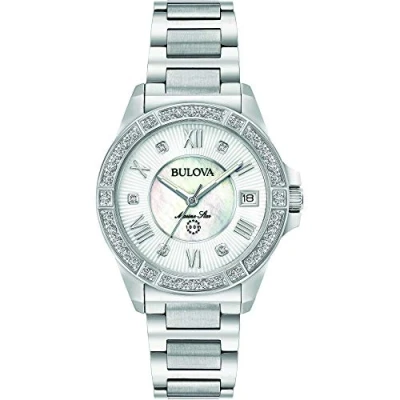 Immagine di Bulova Orologio Analogico al Quarzo Donne con Cinturino in Acciaio Inossidabile 96R232