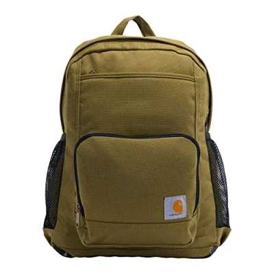 Immagine di Carhartt 23l Single Compartment Backpack, Durable Pack with Laptop Sleeve And Duravax Abrasion Resistant Base Zaino, Basilico, Taglia Unica Unisex Adulto
