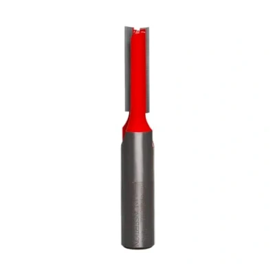 Immagine di Freud 12 110: Punta diritta a doppia scanalatura da 3/8&quot; (diametro) con gambo 1,27 cm, lunghezza totale 6,2 colore rosso