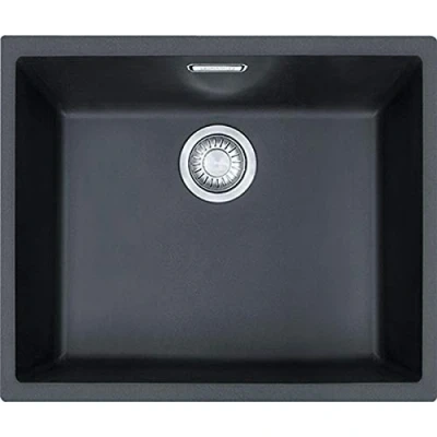 Immagine di Franke Sid 125.0331.034 Lavello Sottopiano Sirius 110 50 Tectonite, Nero, 525 x 440 month