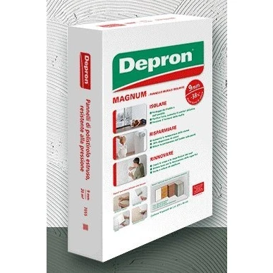 Immagine di Pannello Isolante Depron (10 MQ) 80x125 cm/Spessore 6 3 9 mm (a scelta) (Spessore mm) CONF. 10 PZ.