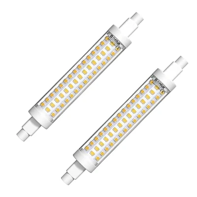 Immagine di Bonlux LED 118mm R7S Lampadina a Lineare, Bianco Natruale 4000K Non Dimmerabile, J118 Slim Doppio Effeto Equivalenti 125W 120W Lampada Algena Lineare AC 220 240V 1300LM 360 Gradi (pacco da 2)