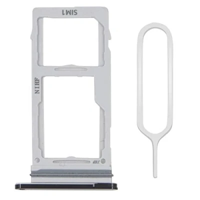 Immagine di MMOBIEL Doppio Vassoio Carta Sim Compatibile con Samsung Galaxy Note 20 Ultra 2020 Porta Scheda Inclusa Guarnizione di Gomma e Pin Nero