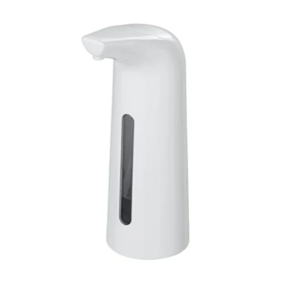 Immagine di Wenko Dispenser per disinfettante e Sapone a infrarossi Larino Bianco, sensore Automatico, Anche Liquido, contactless, Ricaricabile, Batteria, 400ml, 9x22,5x9cm