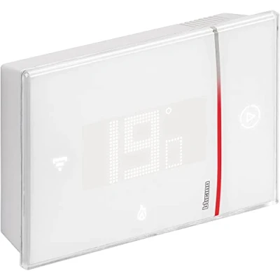 Immagine di Bticino SXW8002W Termostato WIFI Intelligente Smarther2 with Netatmo, Caldaia da Parete, Programmabile, Comando ON/OFF anche con App, Alexa e Google, Visualizzazione dell&#039;Umidità, Bianco