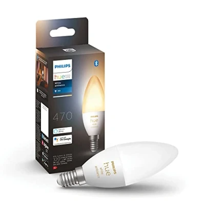Immagine di Philips Lighting Hue Espansione lampadina LED 871951435665800 ERP: G (A G) White Amb. Einzelpack E14 470lm 5.2 W Da bianco caldo a freddo