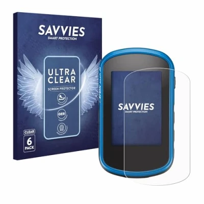 Immagine di savvies (6 Pezzi Pellicola Protettiva per Garmin eTrex Touch 35 Protezione Schermo Trasparente