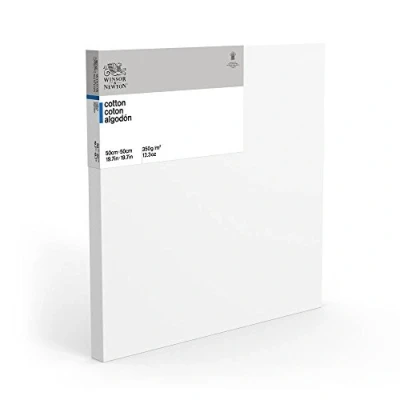 Immagine di Winsor &amp; Newton Telaio Classic 3 Moduli innescato 350 G/M², Barra Spessore 19 mm, Cotone, Bianco, 50 x cm