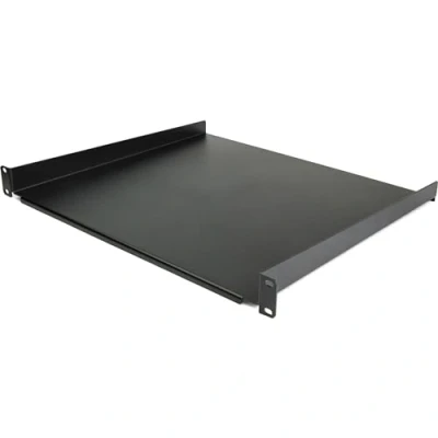 Immagine di StarTech.com Scaffale 1U per Server Rack, Ripiano universale cantilever rack di apparecchiature rete da 19&quot; Acciaio resistente, Capacità peso 20 kg, Profondità vassoio 41 cm, Nero (CABSHELF116)