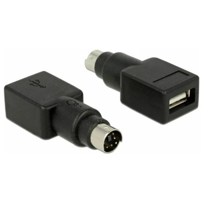 Immagine di Delock Unità, USB Adattatore [1x Spina PS/2 1x Presa A completamente schermata] 65898