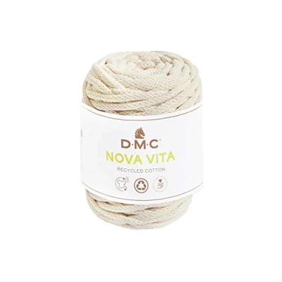 Immagine di DMC Eco Vita 12 Filato in cotone riciclato 4 mm di grossezza con aspetto &quot;cordonetto&quot; 250 g 55 m