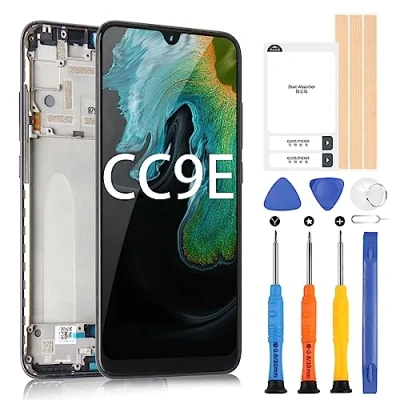 Immagine di ARSSLY LCD Schermo per Xiaomi Mi CC9e/Mi A3 M1906F9SH M1906F9SI 6,01&quot; Sostituzione con Telaio, CC9E / Touch Screen Assemblea di Vetro Digitalizzatore Riparazione Kit (Non CC9)