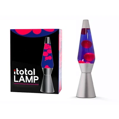 Immagine di I TOTAL® Lava Lamp Magma/Lava Glitter Colored (Viola/Rosa 1)