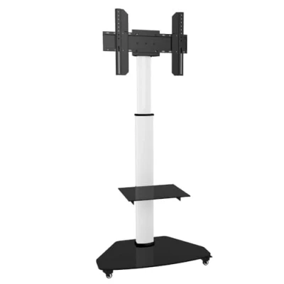 Immagine di Techly 108910 Supporto a Pavimento con Mensola Trolley TV LCD/LED/Plasma 37 70&quot; Bianco