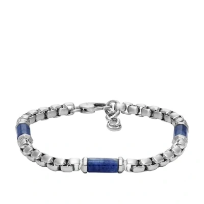 Immagine di Fossil Sodalith Bracciale, Uomo, Taglia: One Size, Silber