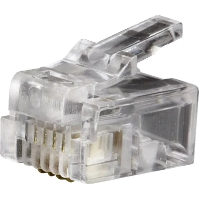 Immagine di Klein Tools VDV826 601 Spina telefonica RJ11 6P4C Numero di poli Trasparente 1 pz.