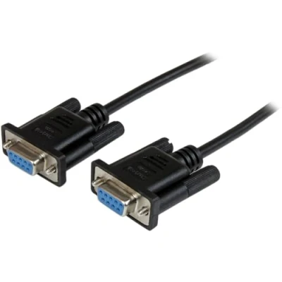 Immagine di StarTech.com Cavo Seriale RS232 DB9 Femmina a Null Modem 9 pin F/F colore nero da 2m