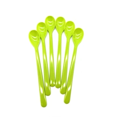 Immagine di Kimmel 21 000 3207 1 Cucchiai Multiuso per Yogurt, 6 Pezzi, riutilizzabili, plastica, Limone