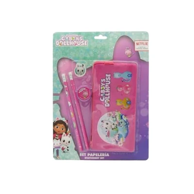 Immagine di Marchi CyP: Gabby, set di cancelleria, scrittura, custodia, gomma, temperamatite, matite, colore rosa, prodotto ufficiale
