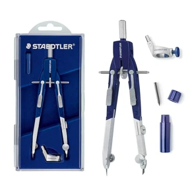 Immagine di Staedtler Compasso 552 01 regolazione rapida pulsante meccanico