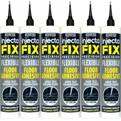 Immagine di Floor Fix Pro Injectafix 300ml ¡Fija rápidamente las Baldosas sueltas sin quitarlas! Con Punta De Inyección Incorporada 2mm Para Reparaciones Rápidas En Líneas Gorut Estrechas
