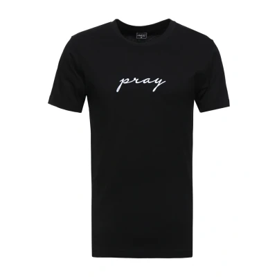 Immagine di Mister Tee PRAY Embroidery Tshirt con stampa, Uomo, Taglia: XXL, Black