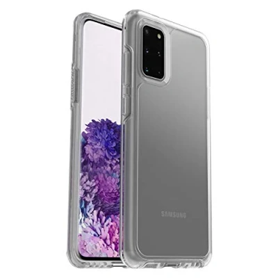 Immagine di cover per Samsung Galaxy S20+ OtterBox Symmetry Clear, resistente a shock e cadute, sottile, testata 3x vs norme anti caduta MIL STD 810G,Stardust