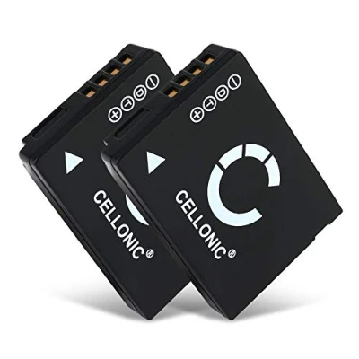 Immagine di CELLONIC 2X Batteria DMW BCG10E Compatibile con Panasonic Lumix TZ10 TZ6 TZ7 TZ8 TZ18 TZ20 TZ22 TZ25 TZ30 TZ31 TZ35 ZX1 ZS7 ZS3 ZS8 ZS10 DMWBCG10E 890mAh 3.6V 3.7V