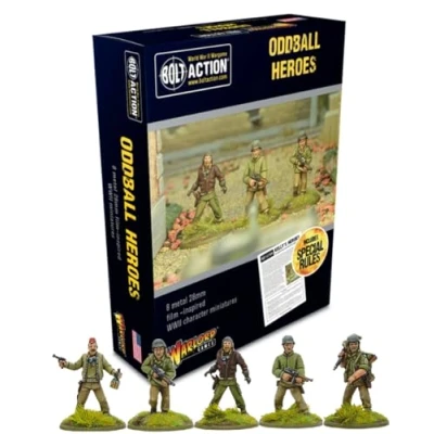 Immagine di BOLT ACTION : 28mm; Oddball Heroes 8 Miniature Scala 28mm