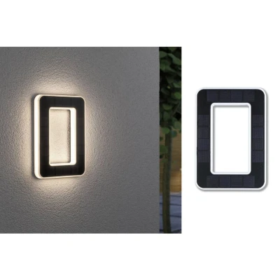 Immagine di PAULMANN 79851 Lampada solare per numero civico 0.20 W Bianco caldo Nero