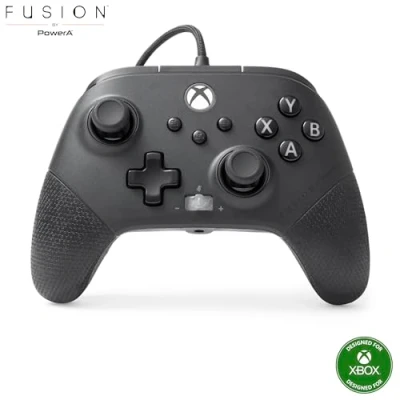 Immagine di PowerA FUSION Pro 4 Wired Controller for Xbox Series XS, adjustable height thumbsticks, hall effect, mappable buttons, officially licensed, works with One and Windows 10/11