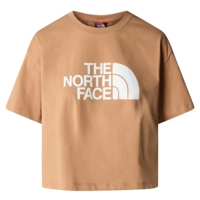 Immagine di The North Face Cropped EASY TEE Tshirt con stampa, Donna, Taglia: XS, Almond butter