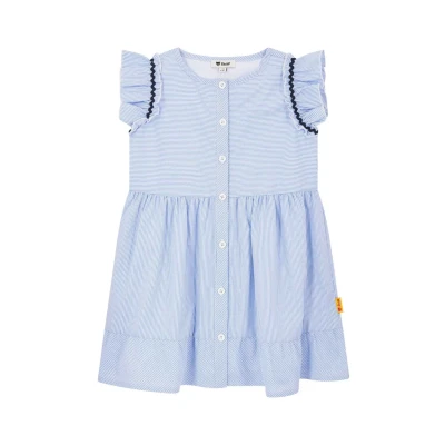 Immagine di Steiff Abito a camicia per bambini, Taglia: 110, Chambray blue