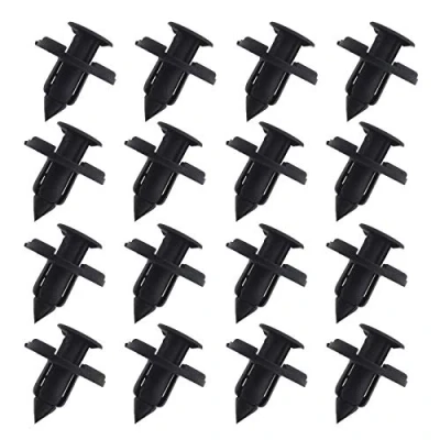 Immagine di Create idea 50 Pz Paraurti Parafango Fermo Clip 0155309321 Nylon Nero Push Tipo Rivetto di Fissaggio Per Foro 8mm Compatibile Con 350Z Pathfinder Primera