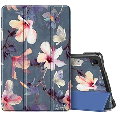 Immagine di FINTIE Custodia per Samsung Galaxy Tab A7 10.4&#039;&#039; 2022/2020 Ultra Sottile Leggero Cover Protettiva Case con Auto Sonno/Sveglia, Blooming Hibiscus