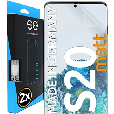Immagine di smart engineered 3D Pellicola opaca di protezione dello schermo per Samsung Galaxy S20 antiriflesso [2 pezzi Opaco, Case friendly, Protettiva TPU