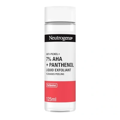 Immagine di Neutrogena Peeling liquido anti brufolo + esfoliante con 7% AHA pantenolo (125 ml) rimuove delicatamente le cellule morte della pelle e il sebo in eccesso