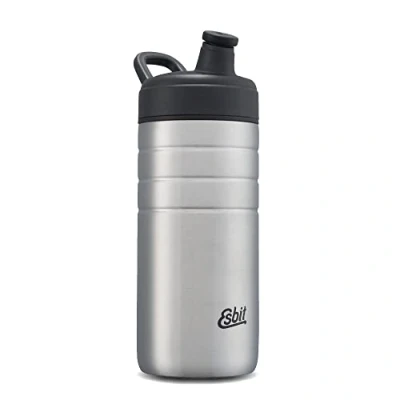 Immagine di Esbit Borraccia Sport Pictor Acciaio Inox Senza BPA Argento 0,6L &amp; 0,8L Scuola, Acqua, Bici, Sport, Yoga
