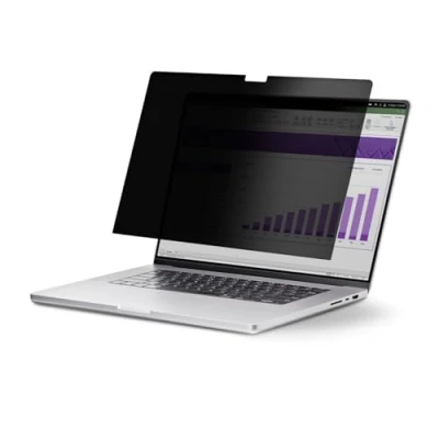 Immagine di StarTech.com Filtro Privacy per MacBook PRO 21/23 da 16&quot;, Schermo antiriflesso Rimovibile, Reversibile e Magnetico
