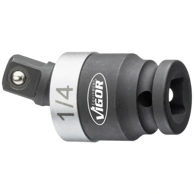 Immagine di Vigor V5505 1/4 Snodo cardanico per avvitatori ad impulso Impronta (cacciavite) (6.3 mm) Forza 1 pz.