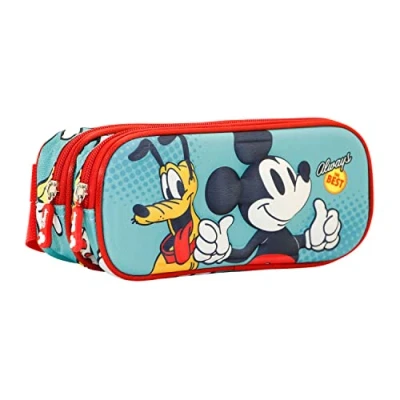 Immagine di Karactermania Mickey Mouse BEST 3D Doble Astuccio per bambini, Taglia: One Size, Verde