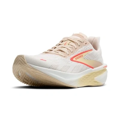 Immagine di BROOKS Hyperion 2, Sneaker Donna, Bianco/Pesca/Corallo, 37.5 EU