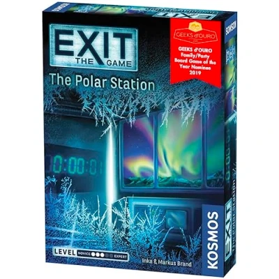 Immagine di Thames &amp; Kosmos Exit: The Polar Station Level: 3/5 Unique Escape Room Game 1 4 Players Puzzle Solving Strategy Board Games for Adults Kids, Ages 12+ 692865