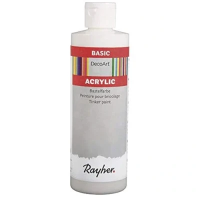 Immagine di RAYHER HOBBY Bottiglia di Vernice Acrilica, Bianco, 236 ml, 235 unità