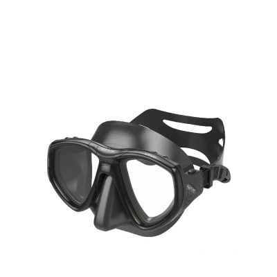 Immagine di SEAC One, Maschera Sub per Immersioni Subacquee e Snorkeling con Custodia, Predisposizione Graduata Miopia Unisex Adulto, Trasparente/Blu Chiaro