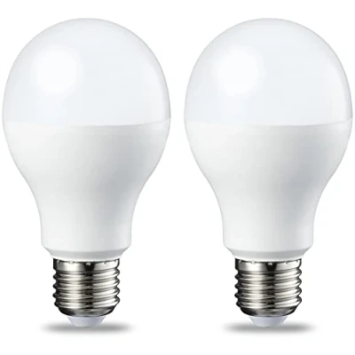 Immagine di Amazon Basics Confezione da 2 lampadine a LED, con attacco Edison E27, piccole, 14 W (equivalenti 100 W), luce bianca calda, non dimmerabili