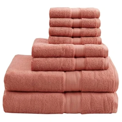 Immagine di MADISON PARK SIGNATURE Set di Asciugamani da Bagno Lusso in 100% Cotone, 800 g/m, Corallo, Multi Sizes