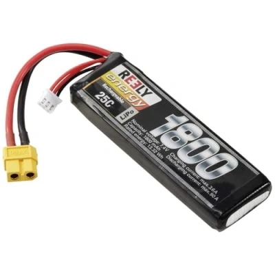 Immagine di Reely Batteria ricaricabile LiPo 7.4 V 1800 mAh Numero di celle: 2 25 C Softcase XT60